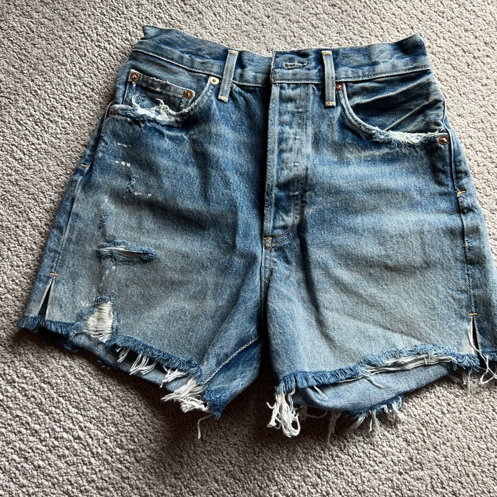NWT Agolde Dee Jean Shorts Ricochet.